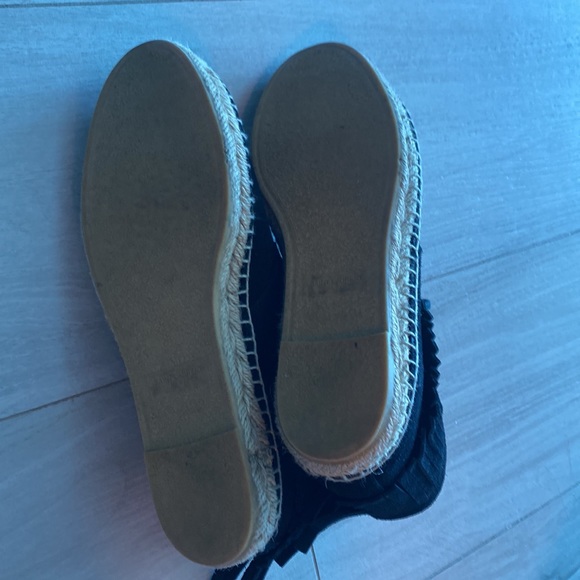 SAINT LAURENT BLACK SUEDE MOCCASIN BOOTIES 38 - Picture 6 of 7